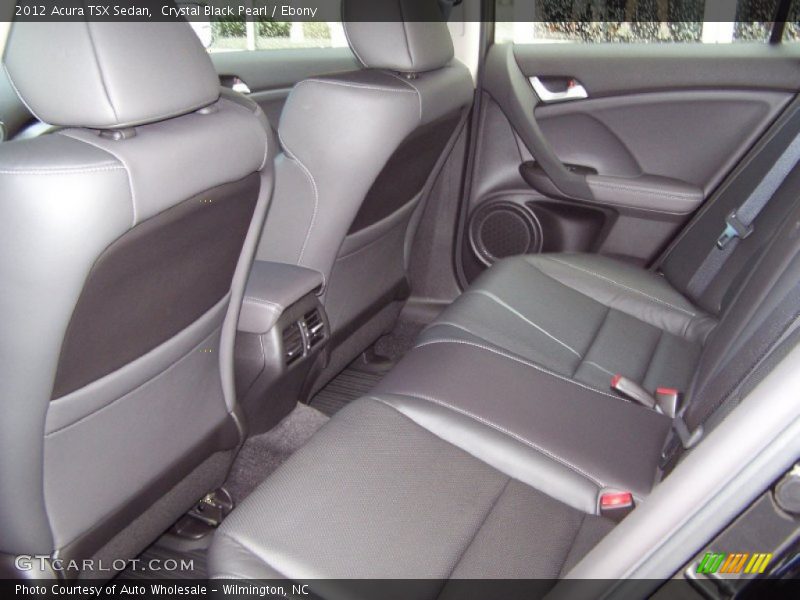 Crystal Black Pearl / Ebony 2012 Acura TSX Sedan