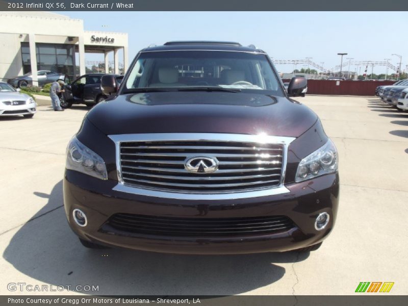 Dark Currant / Wheat 2012 Infiniti QX 56