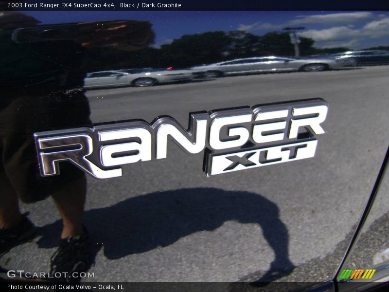 Black / Dark Graphite 2003 Ford Ranger FX4 SuperCab 4x4