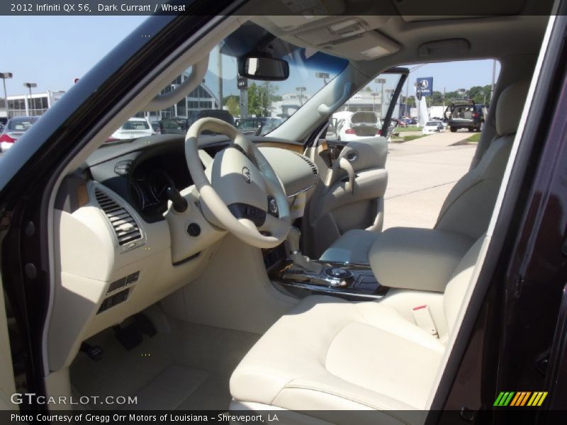 Dark Currant / Wheat 2012 Infiniti QX 56