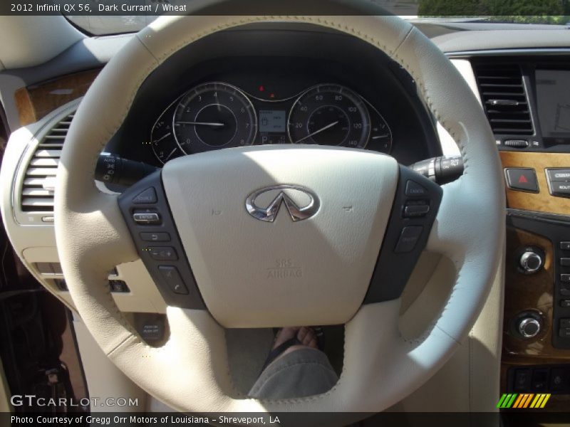 Dark Currant / Wheat 2012 Infiniti QX 56