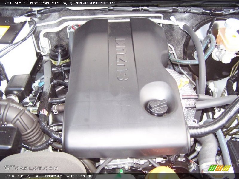 Quicksilver Metallic / Black 2011 Suzuki Grand Vitara Premium