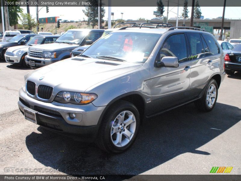Sterling Grey Metallic / Black 2006 BMW X5 3.0i