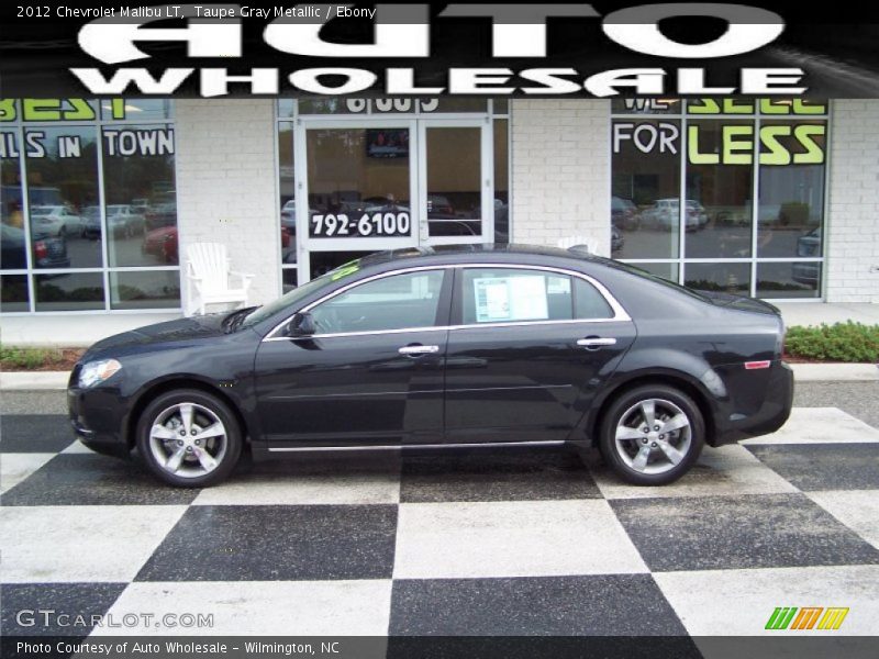 Taupe Gray Metallic / Ebony 2012 Chevrolet Malibu LT