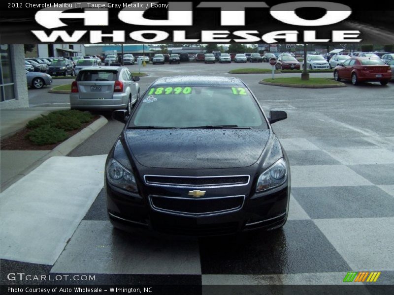 Taupe Gray Metallic / Ebony 2012 Chevrolet Malibu LT