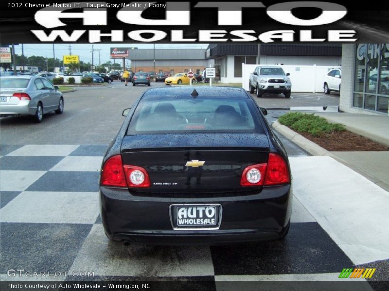 Taupe Gray Metallic / Ebony 2012 Chevrolet Malibu LT