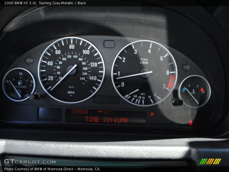 Sterling Grey Metallic / Black 2006 BMW X5 3.0i