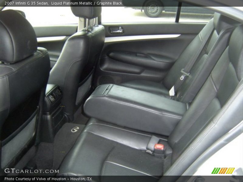 Liquid Platinum Metallic / Graphite Black 2007 Infiniti G 35 Sedan
