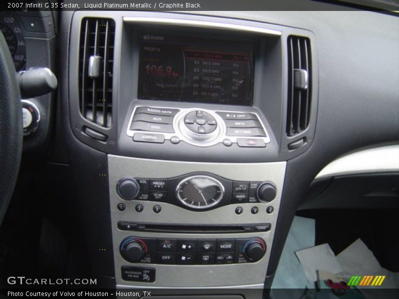 Liquid Platinum Metallic / Graphite Black 2007 Infiniti G 35 Sedan