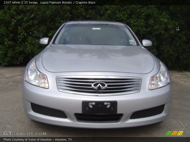 Liquid Platinum Metallic / Graphite Black 2007 Infiniti G 35 Sedan