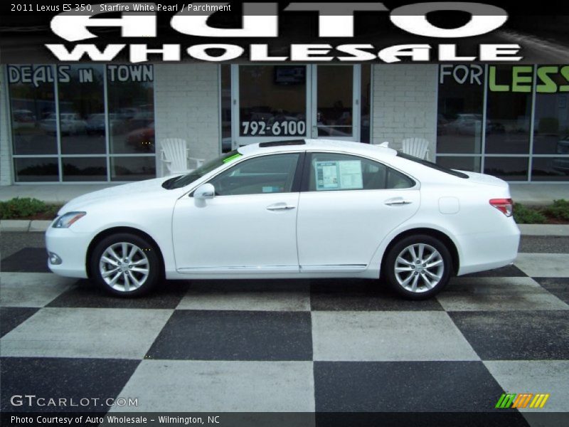 Starfire White Pearl / Parchment 2011 Lexus ES 350