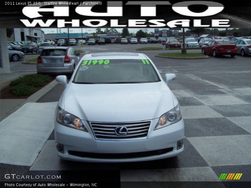 Starfire White Pearl / Parchment 2011 Lexus ES 350