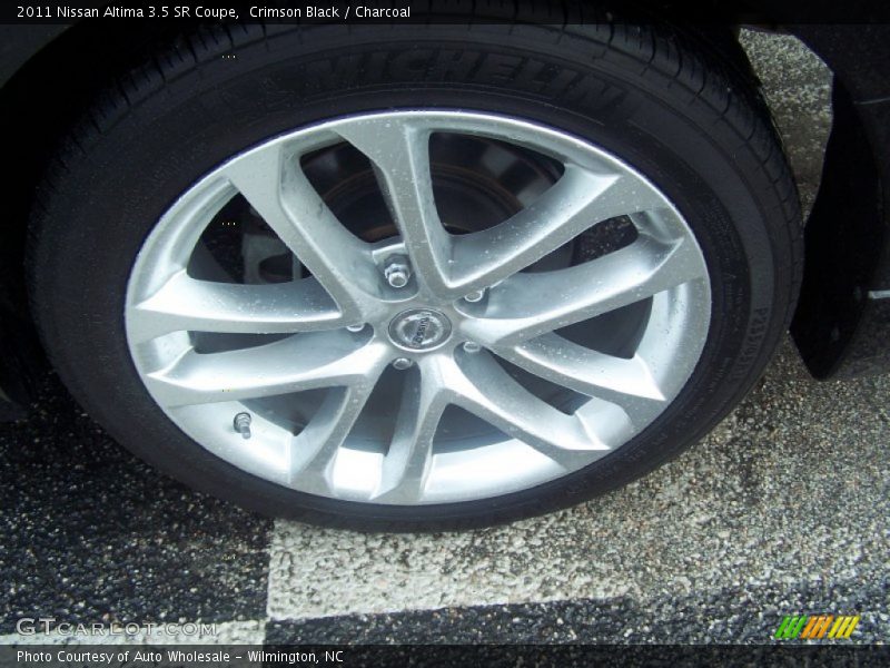 Crimson Black / Charcoal 2011 Nissan Altima 3.5 SR Coupe