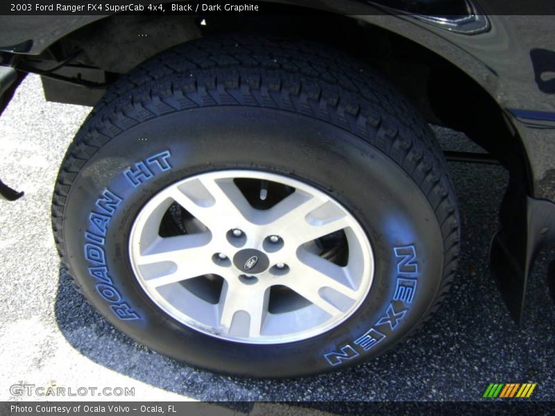 Black / Dark Graphite 2003 Ford Ranger FX4 SuperCab 4x4