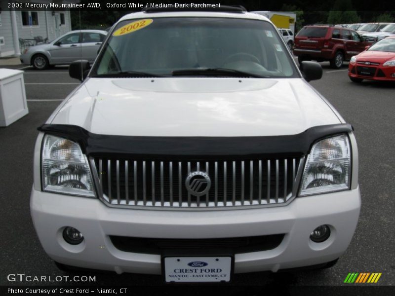 Oxford White / Medium Dark Parchment 2002 Mercury Mountaineer AWD