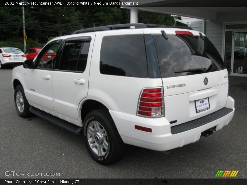 Oxford White / Medium Dark Parchment 2002 Mercury Mountaineer AWD