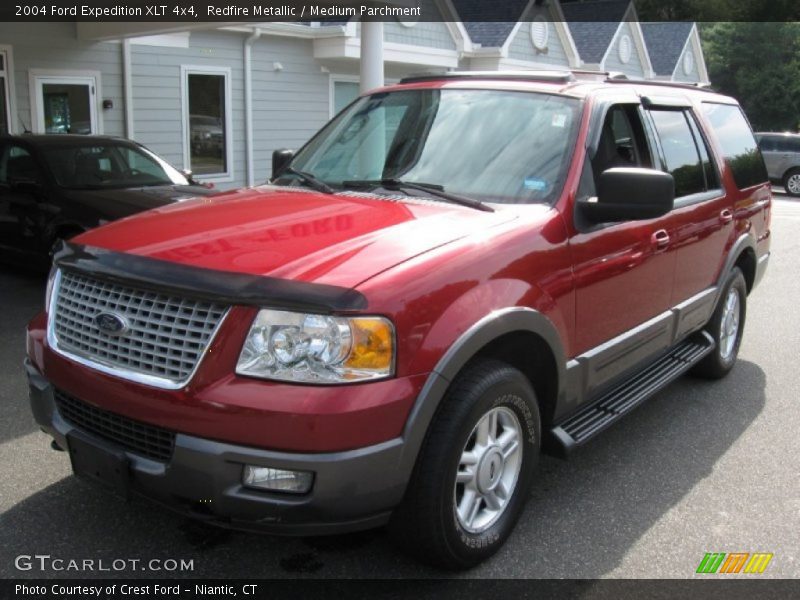 Redfire Metallic / Medium Parchment 2004 Ford Expedition XLT 4x4