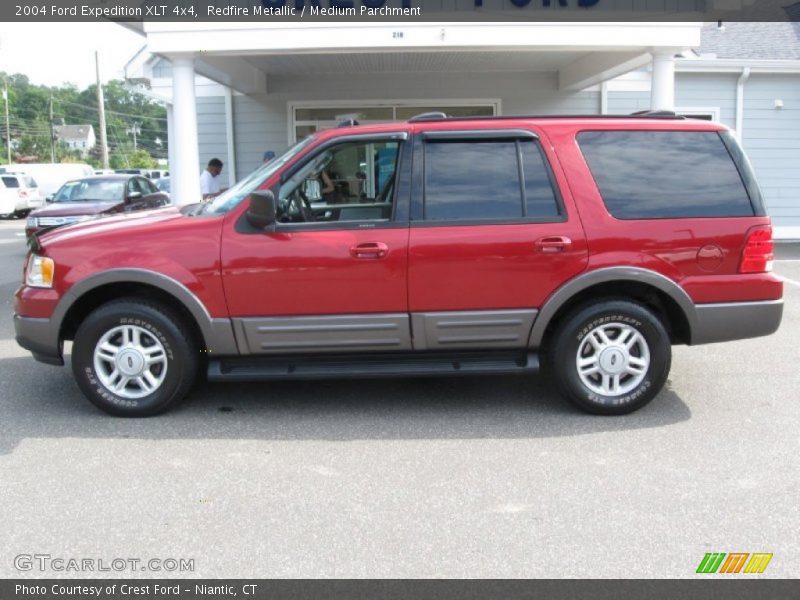 Redfire Metallic / Medium Parchment 2004 Ford Expedition XLT 4x4