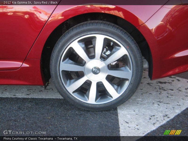 Spicy Red / Black 2012 Kia Optima SX