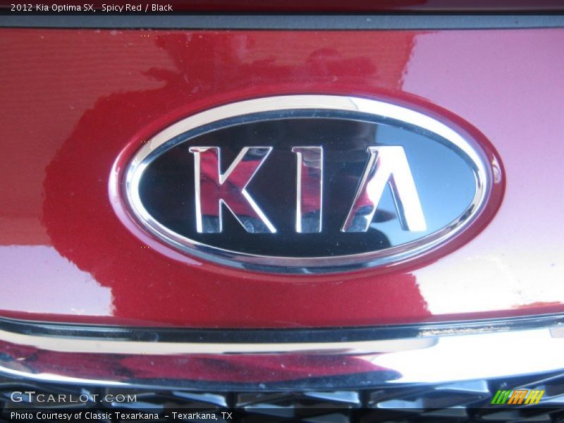 Spicy Red / Black 2012 Kia Optima SX