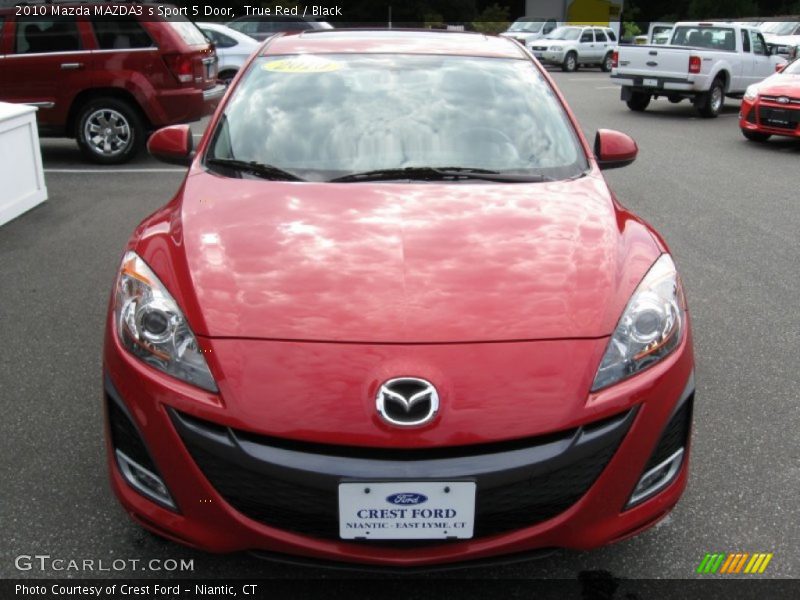 True Red / Black 2010 Mazda MAZDA3 s Sport 5 Door