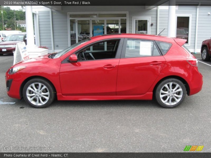True Red / Black 2010 Mazda MAZDA3 s Sport 5 Door