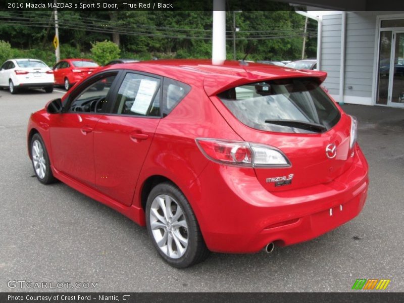 True Red / Black 2010 Mazda MAZDA3 s Sport 5 Door