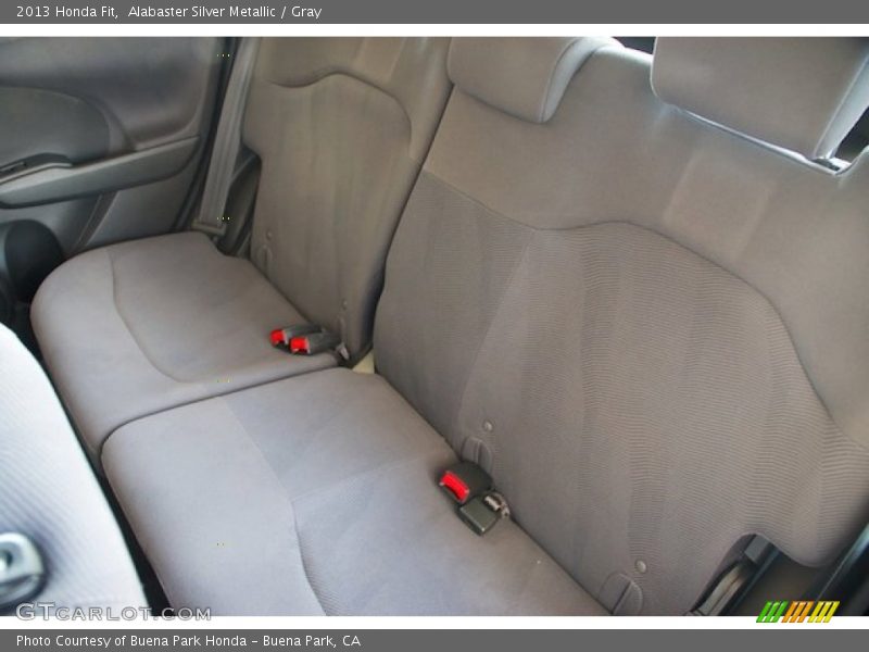 Alabaster Silver Metallic / Gray 2013 Honda Fit