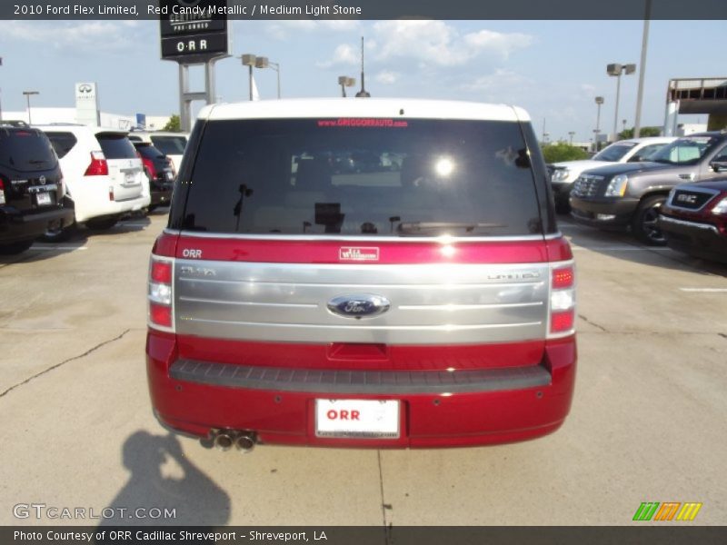 Red Candy Metallic / Medium Light Stone 2010 Ford Flex Limited