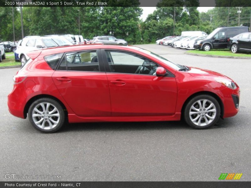 True Red / Black 2010 Mazda MAZDA3 s Sport 5 Door