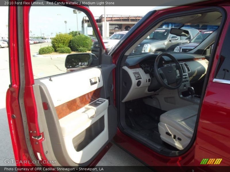 Red Candy Metallic / Medium Light Stone 2010 Ford Flex Limited