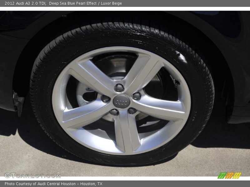 Deep Sea Blue Pearl Effect / Luxor Beige 2012 Audi A3 2.0 TDI
