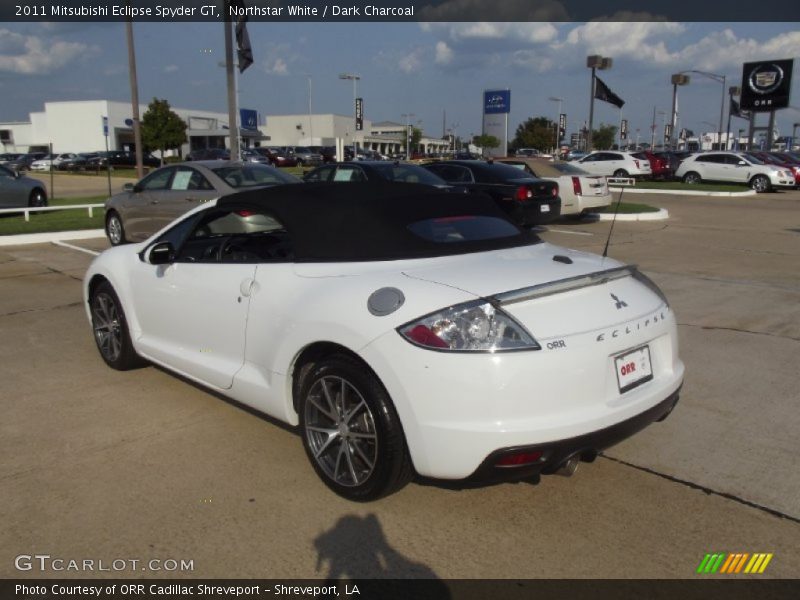 Northstar White / Dark Charcoal 2011 Mitsubishi Eclipse Spyder GT