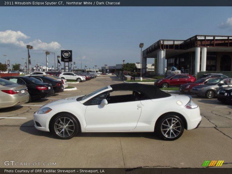 Northstar White / Dark Charcoal 2011 Mitsubishi Eclipse Spyder GT