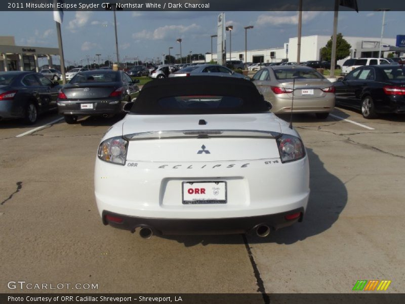 Northstar White / Dark Charcoal 2011 Mitsubishi Eclipse Spyder GT