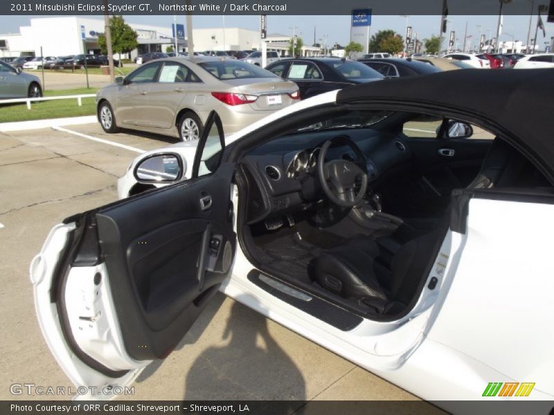 Northstar White / Dark Charcoal 2011 Mitsubishi Eclipse Spyder GT