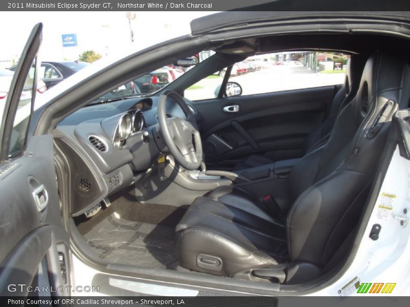 Northstar White / Dark Charcoal 2011 Mitsubishi Eclipse Spyder GT