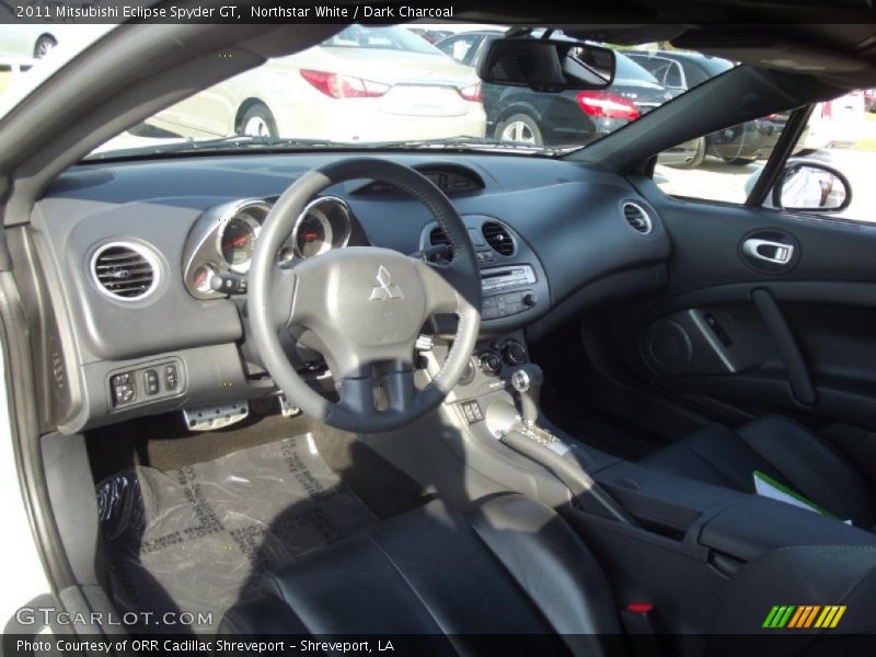 Northstar White / Dark Charcoal 2011 Mitsubishi Eclipse Spyder GT