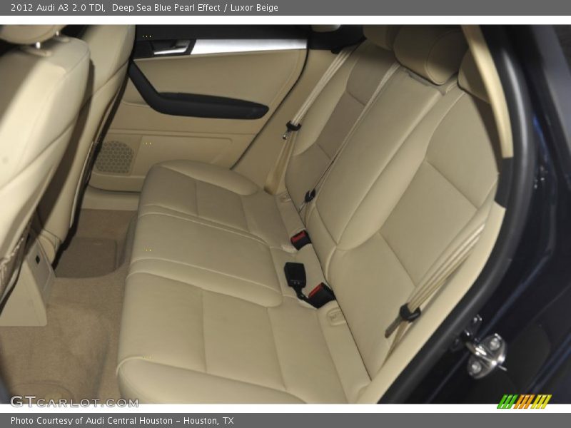 Deep Sea Blue Pearl Effect / Luxor Beige 2012 Audi A3 2.0 TDI