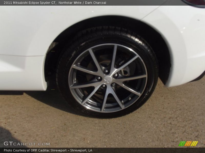Northstar White / Dark Charcoal 2011 Mitsubishi Eclipse Spyder GT