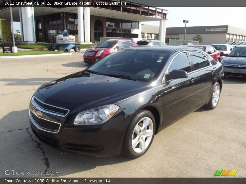 Black Granite Metallic / Cocoa/Cashmere 2012 Chevrolet Malibu LS