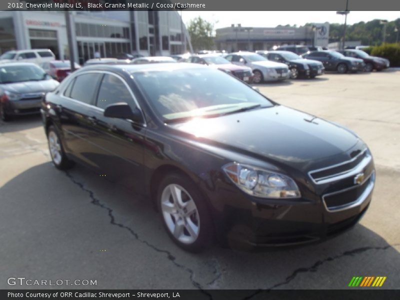 Black Granite Metallic / Cocoa/Cashmere 2012 Chevrolet Malibu LS