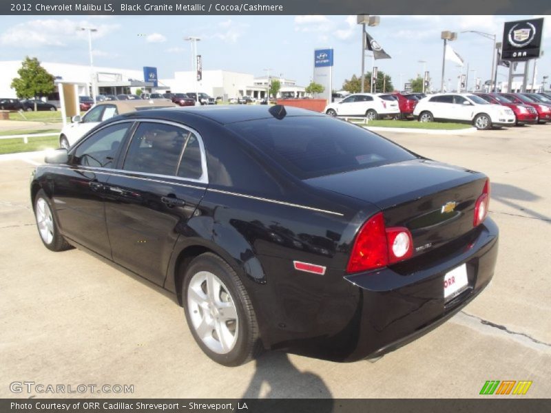 Black Granite Metallic / Cocoa/Cashmere 2012 Chevrolet Malibu LS