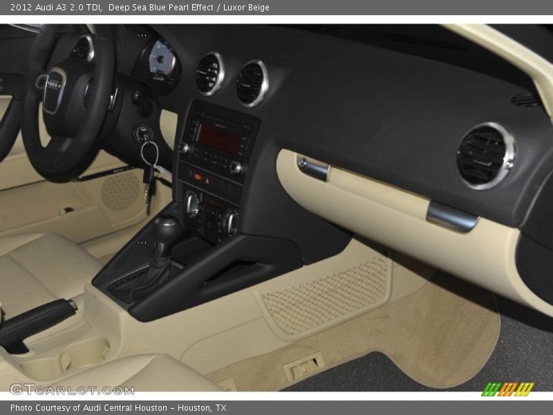 Deep Sea Blue Pearl Effect / Luxor Beige 2012 Audi A3 2.0 TDI