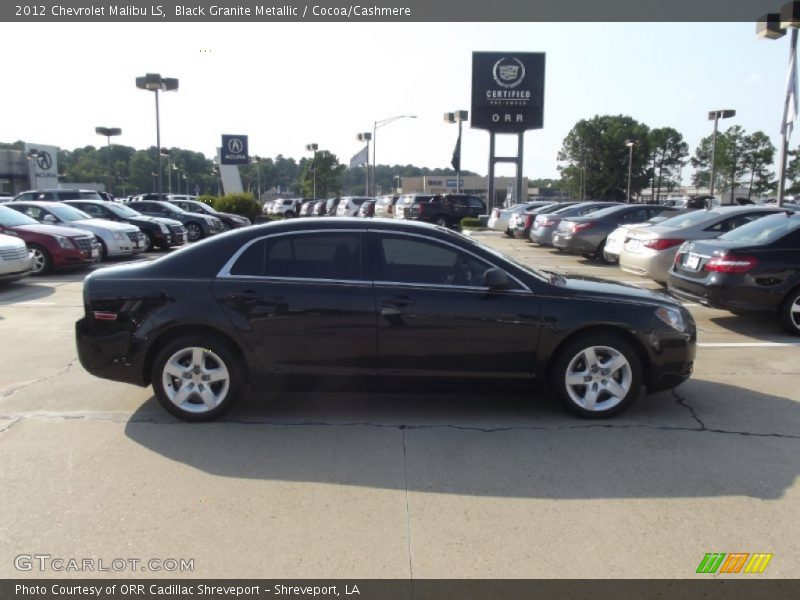 Black Granite Metallic / Cocoa/Cashmere 2012 Chevrolet Malibu LS