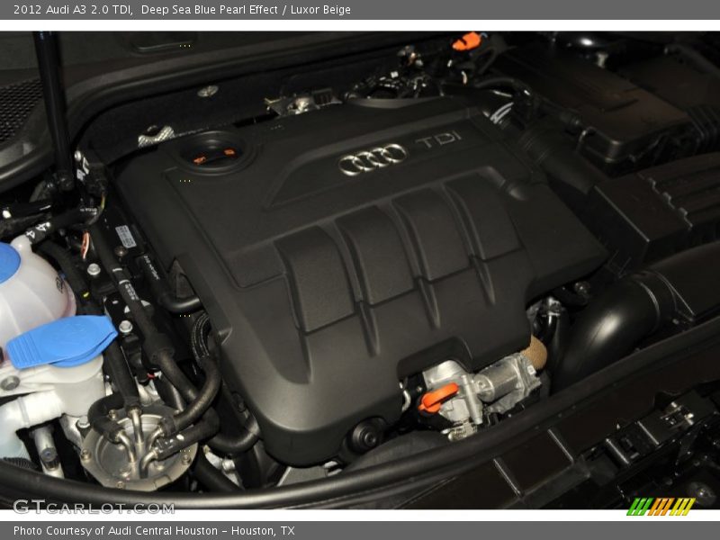Deep Sea Blue Pearl Effect / Luxor Beige 2012 Audi A3 2.0 TDI