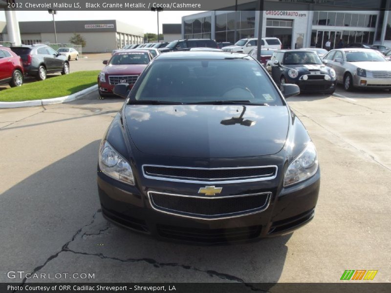 Black Granite Metallic / Cocoa/Cashmere 2012 Chevrolet Malibu LS