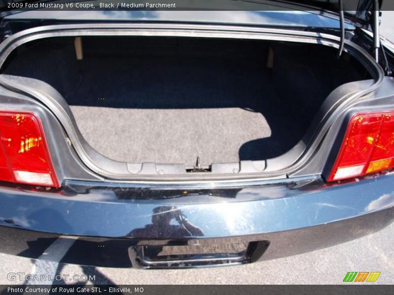 Black / Medium Parchment 2009 Ford Mustang V6 Coupe