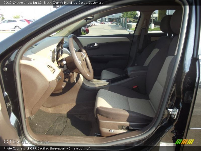 Black Granite Metallic / Cocoa/Cashmere 2012 Chevrolet Malibu LS