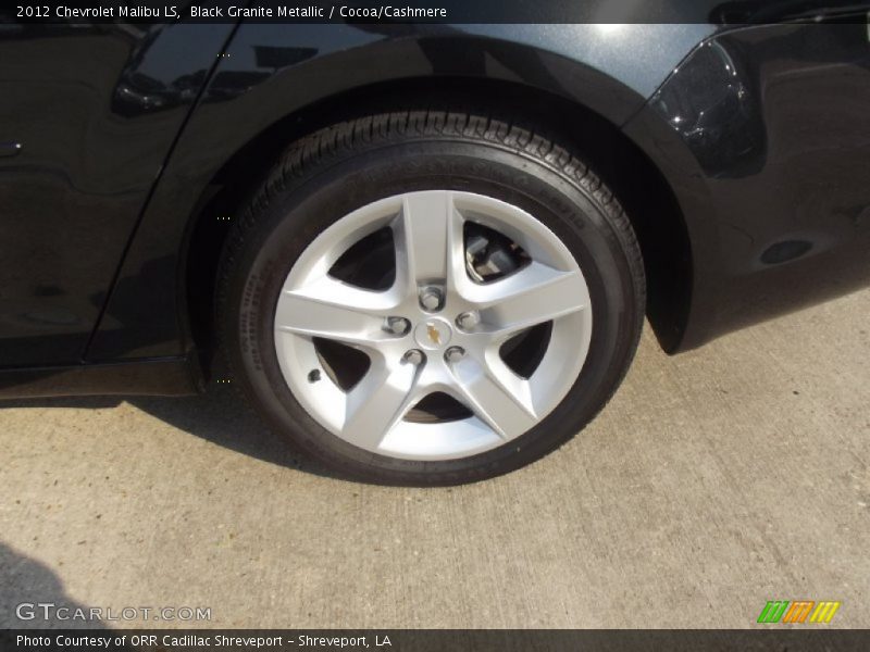 Black Granite Metallic / Cocoa/Cashmere 2012 Chevrolet Malibu LS